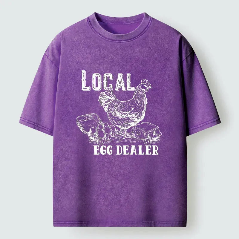 Kyoto-Lion Easter Egg Supply Washed T-Shirt
