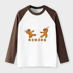 Japanese Ninja Raglan Long Sleeve T-shirt