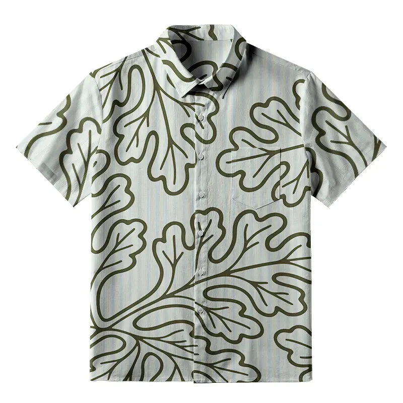 Kyoto Lion Artwork Shirt for Summer Vacation