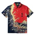 Traditional Japanese Scenery Button-up Shirt