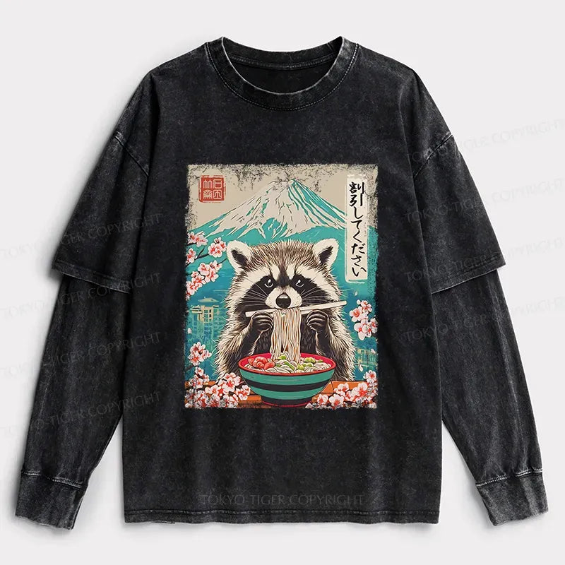 Kyoto-Lion Raccoon Discount T-Shirt for Summer