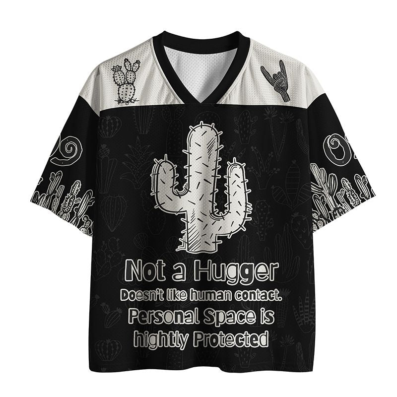 breathable mesh jersey for fitness