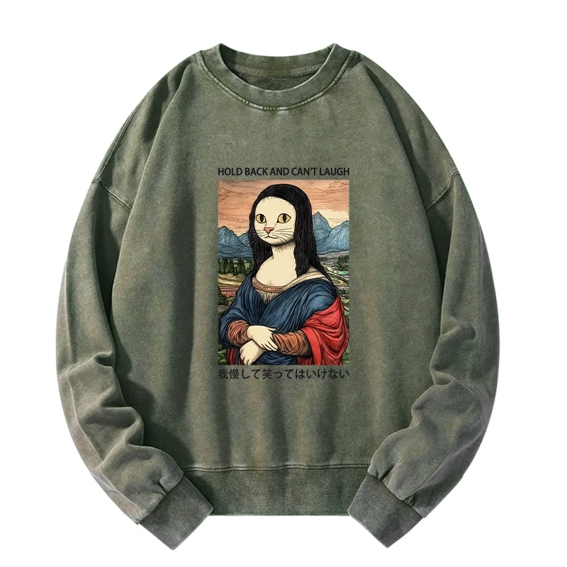 Unisex retro sweatshirt with Japanese art