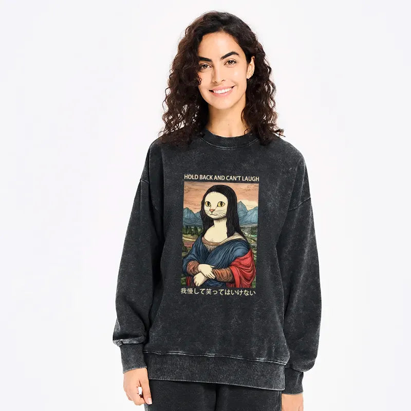 Unisex retro sweatshirt with Japanese art