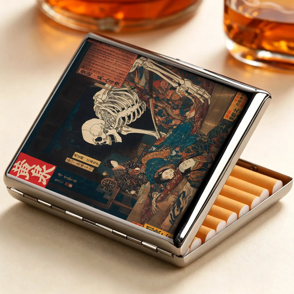 Vintage Yokai Art Cigarette Case