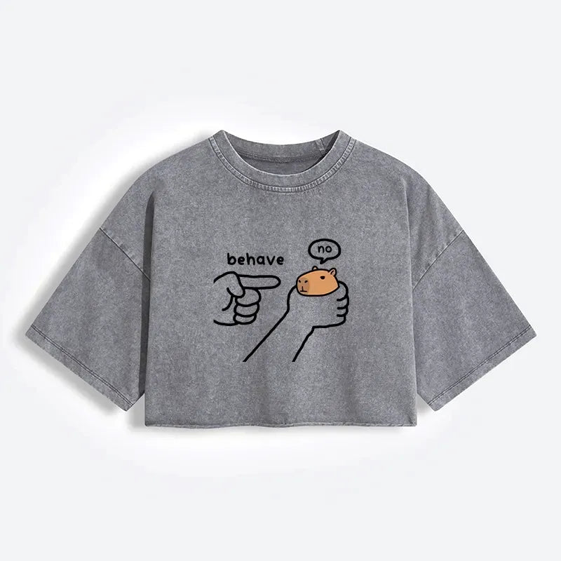 Trendy Japanese Capybara T-Shirt Free Shipping