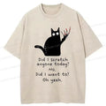 Unisex Soft Cat T-Shirt for Daily Wear