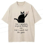 Unisex Soft Cat T-Shirt for Daily Wear