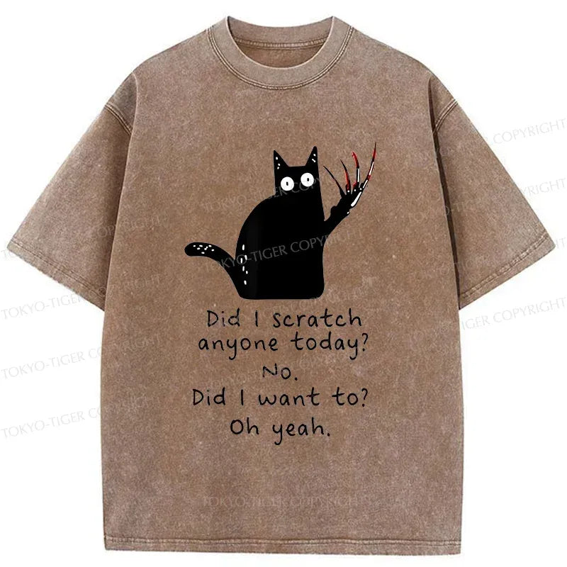 Sharp Claws Cat T-Shirt for Streetwear