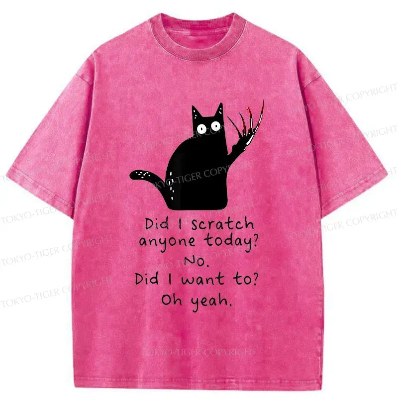 Sharp Claws Cat T-Shirt for Streetwear