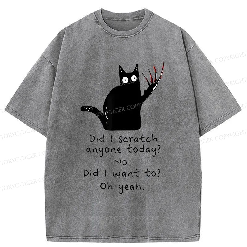 Sharp Claws Cat T-Shirt for Streetwear