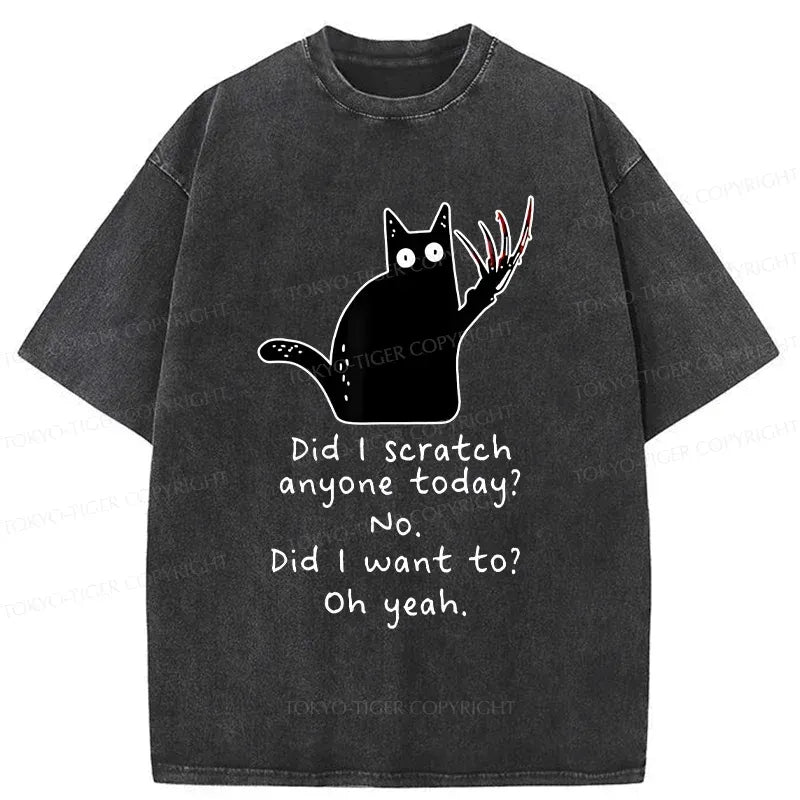 Sharp Claws Cat T-Shirt for Streetwear