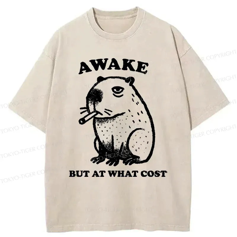 Funny Smoking Capybara T-Shirt
