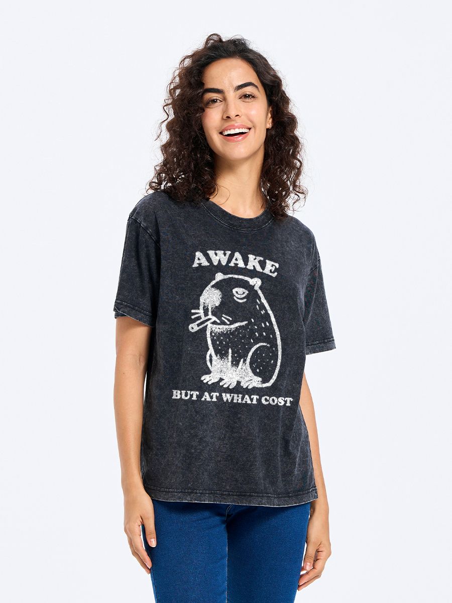Funny Smoking Capybara T-Shirt