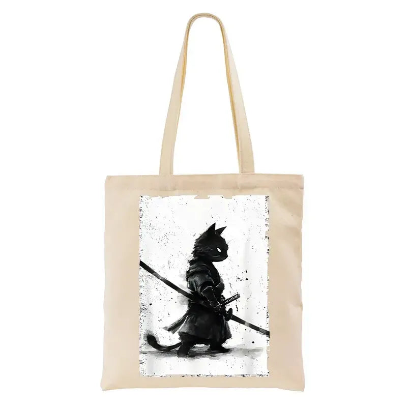 On Sale Vintage Japanese Cat Tote Bag