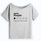 Japanese Off Shoulder T-Shirt for Women