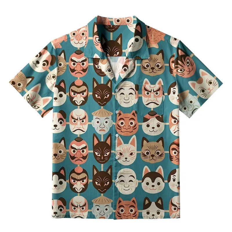 Japanese Aloha Shirt for Vacation