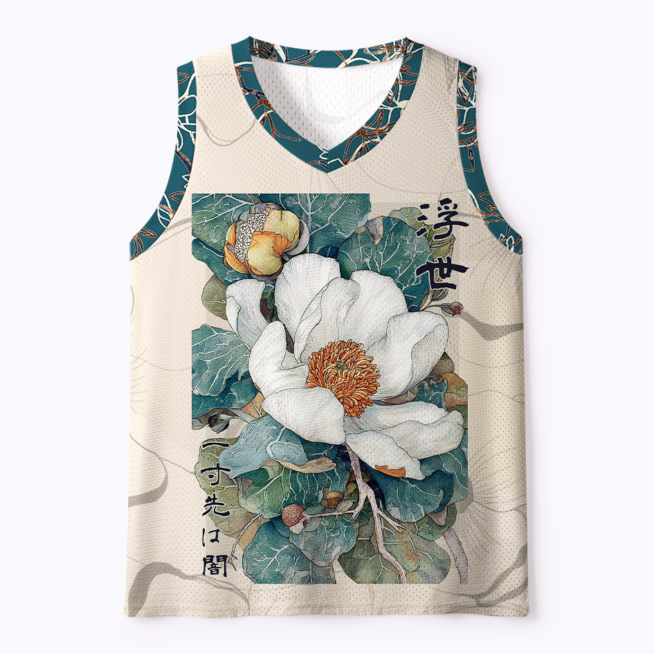 kyoto lion mesh tank top affordable