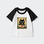 Retro Cat Tee for Summer