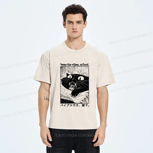 Kyoto Lion Washed T-Shirt for Daily Wear