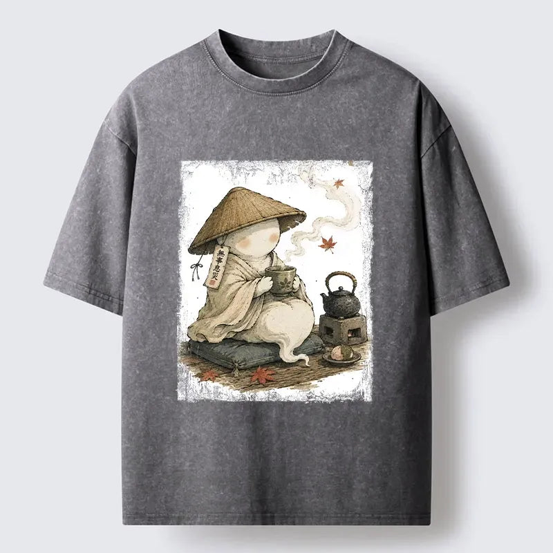 Peaceful Tea Time Vintage Unisex T-Shirt