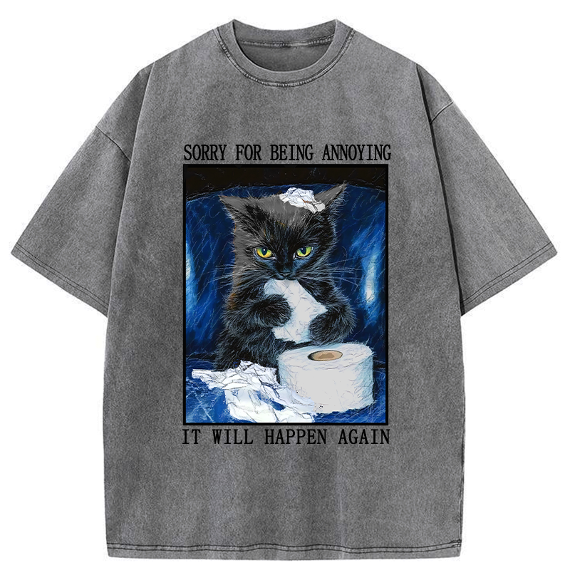 japanese cat t-shirt for daily wear