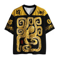 Trendy Japanese Octopus Mesh Jersey Streetwear