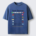 Kyoto-Lion Japanese Culture Catalog Washed T-Shirt