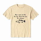 cotton blend unisex tee on sale