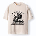 Kyoto-Lion Funny Reaper Meme Washed T-Shirt