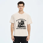 Kyoto-Lion Funny Reaper Meme Washed T-Shirt
