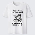 Classic Ukiyo-e Cat Shirt for Daily Wear