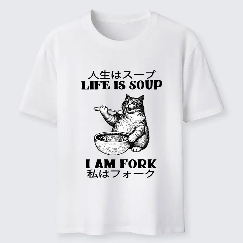 Classic Ukiyo-e Cat Shirt for Daily Wear