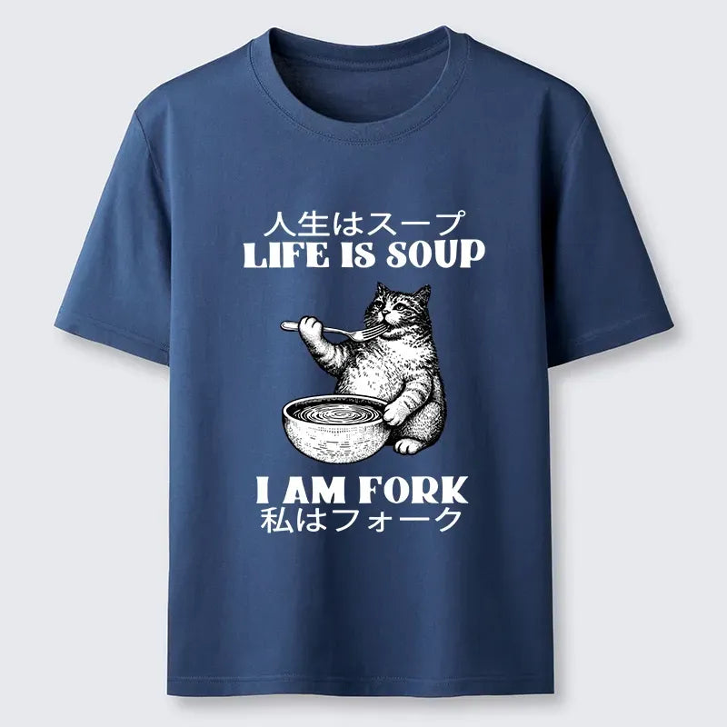 Japanese Cat T-Shirt Gift for Him