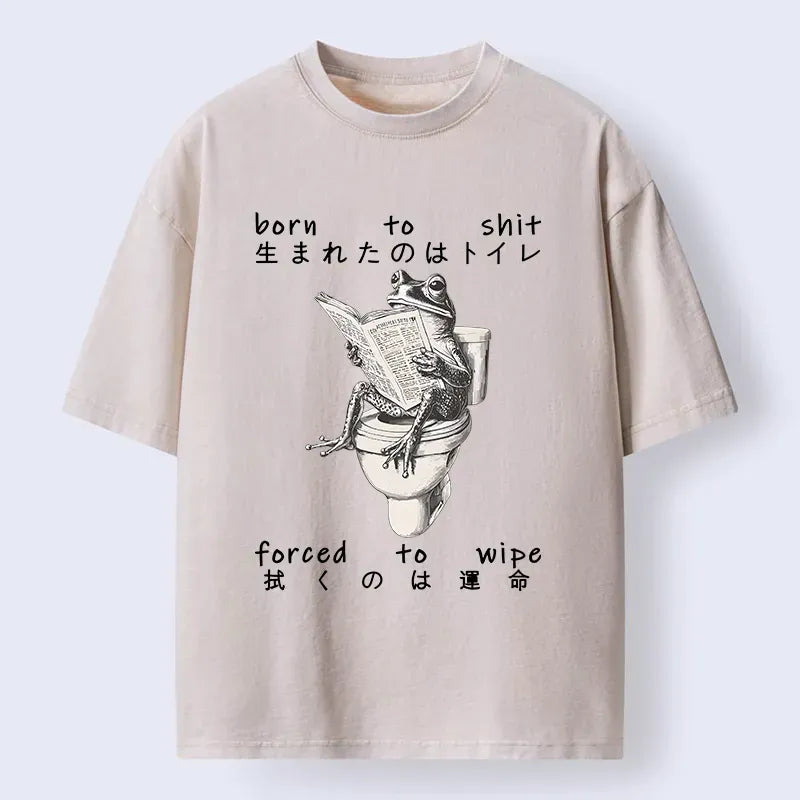Frog Reading Newspaper T-Shirt