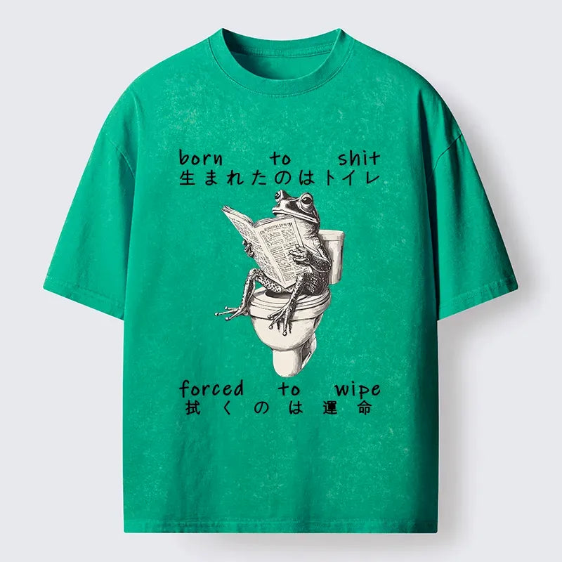 Frog Reading Newspaper T-Shirt