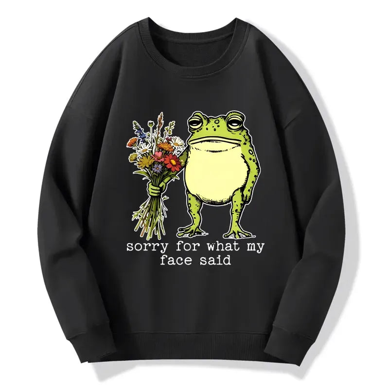 classic Japanese streetwear frog sweatshirt