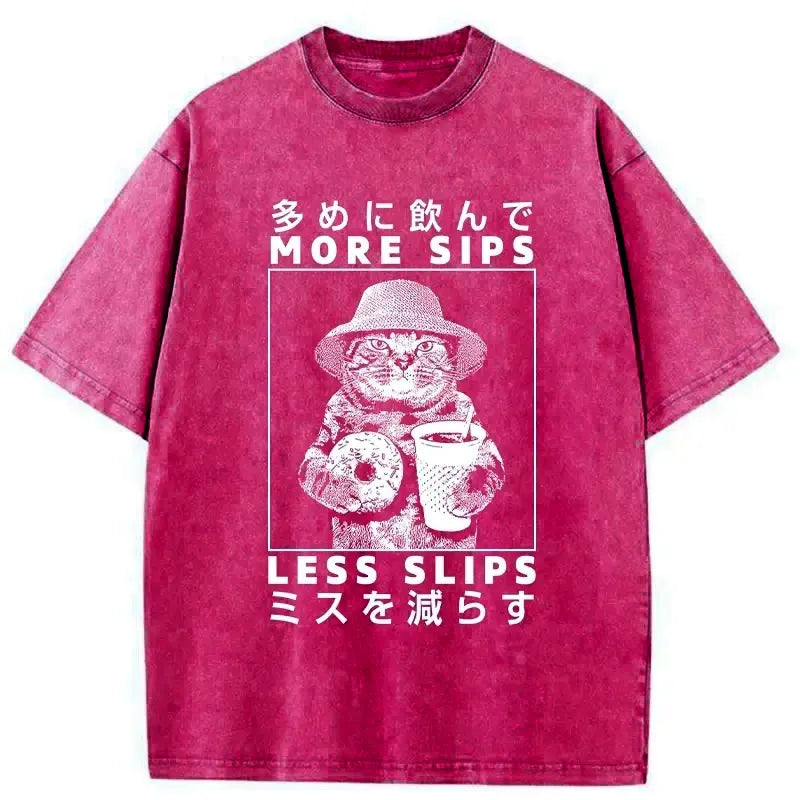 more sips less slips funny gift idea