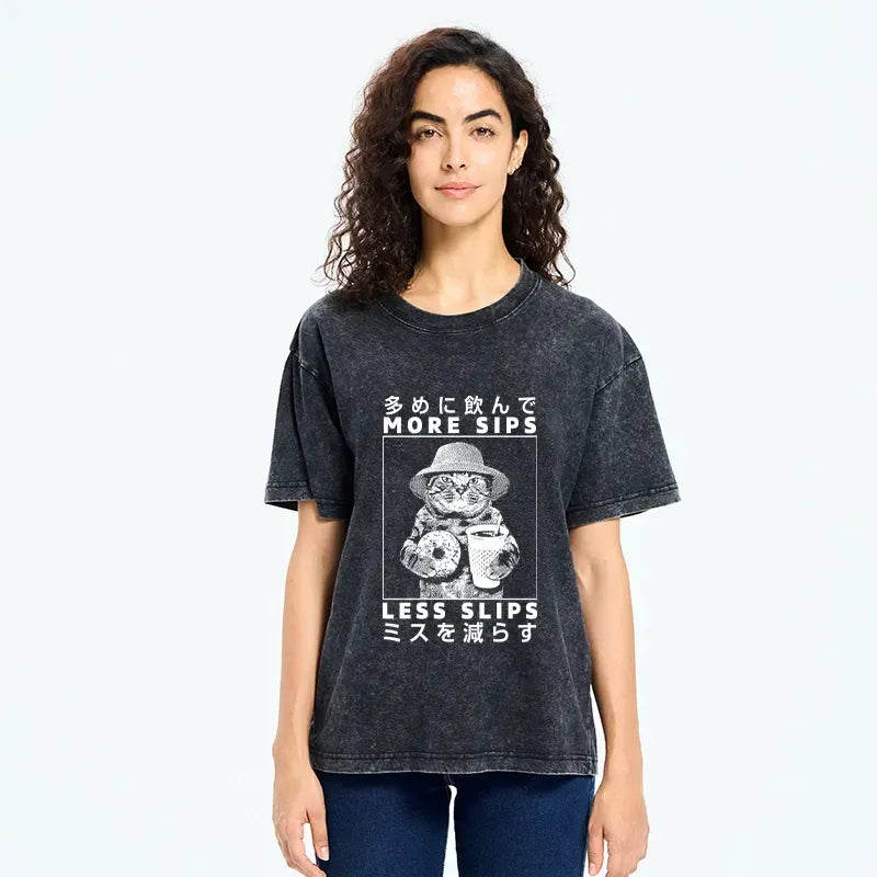 japanese vintage unisex cotton t shirt