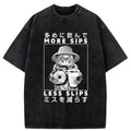 kyoto lion washed t shirt for daily wear