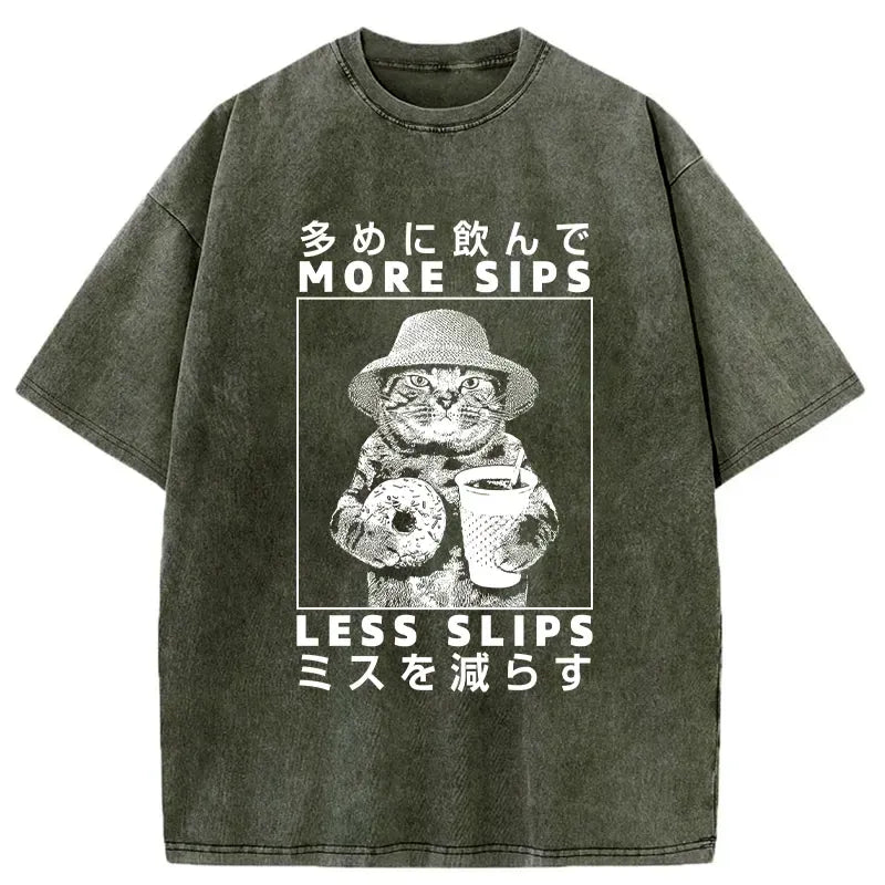 kyoto lion washed t shirt for daily wear