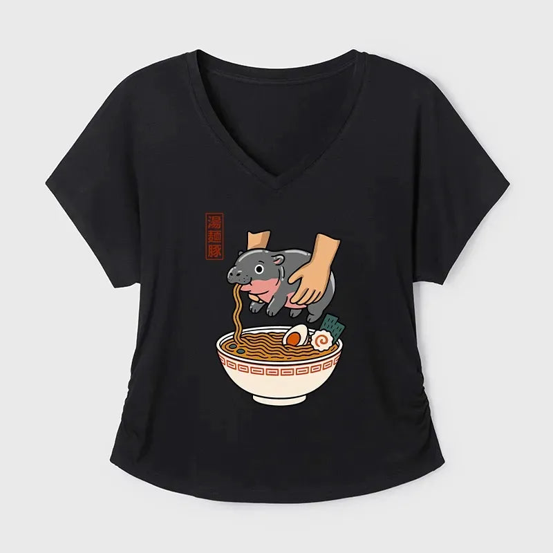 Soft Dolman Sleeve Tee for Daily Wear