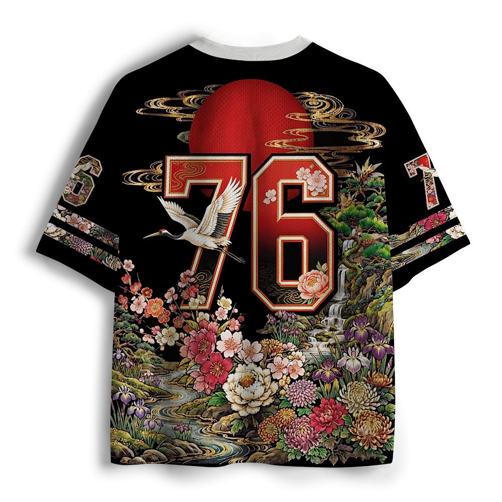 Breathable mesh jersey for summer