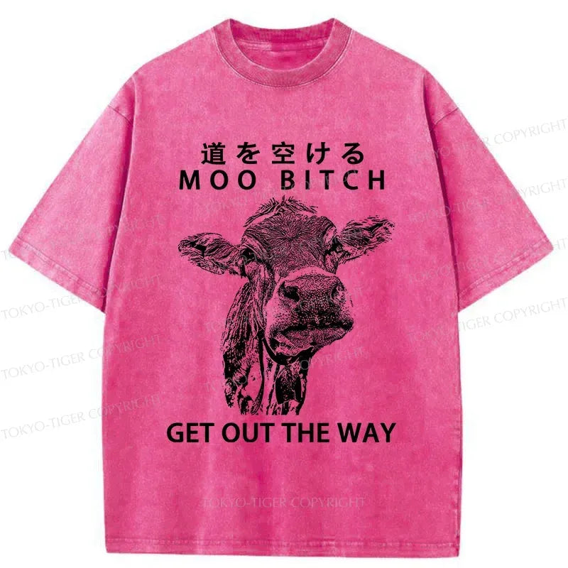 funny cow japanese t-shirt for daily wear