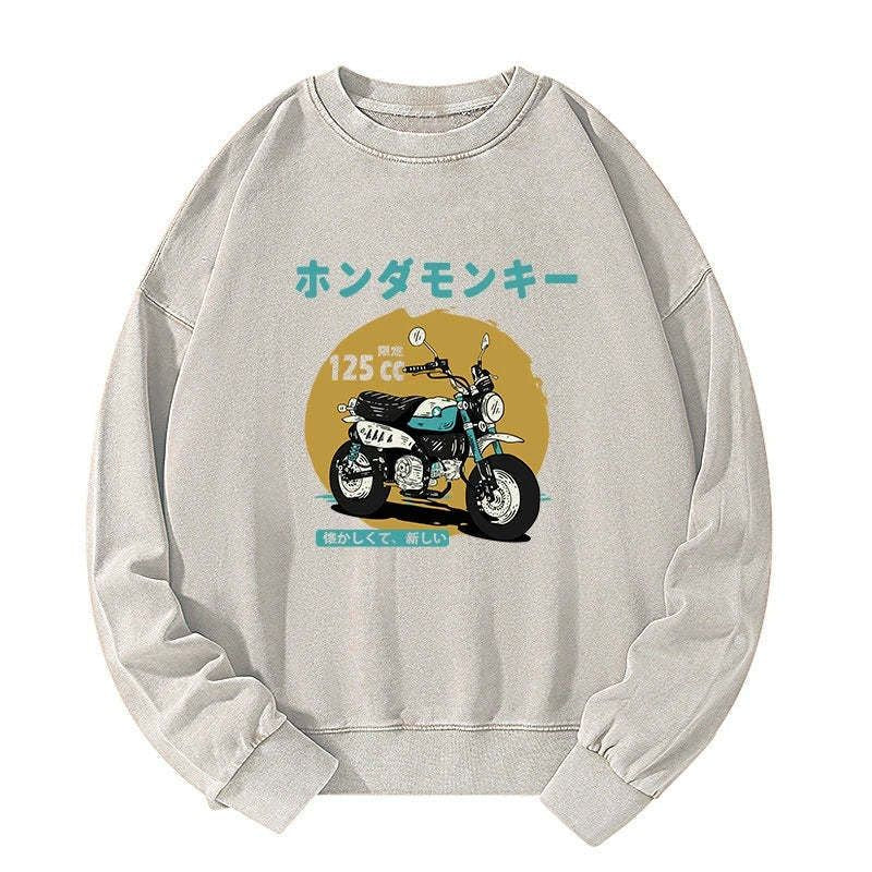 pre-shrunk cotton blend japanese sweatshirt for men
