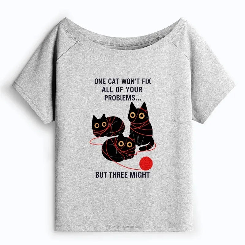 Funny Cat Tee for Summer Vacation