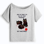 Funny Cat Tee for Summer Vacation