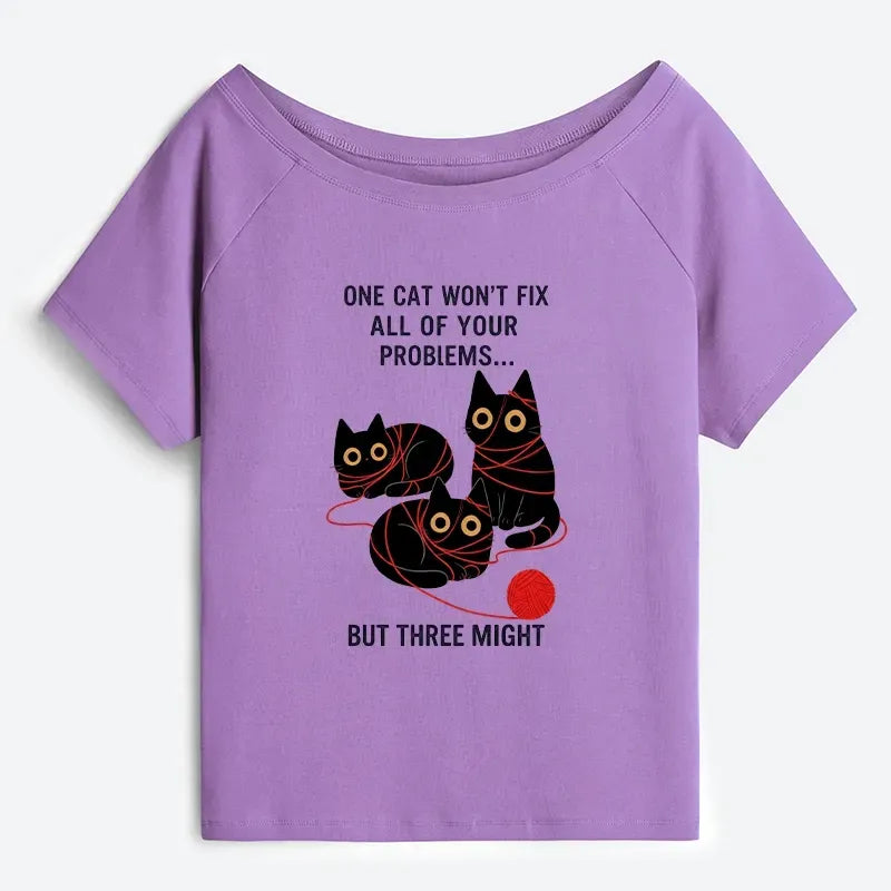 Funny Cat Tee for Summer Vacation