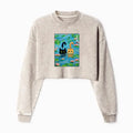 Cat lotus pond sweatshirt for women