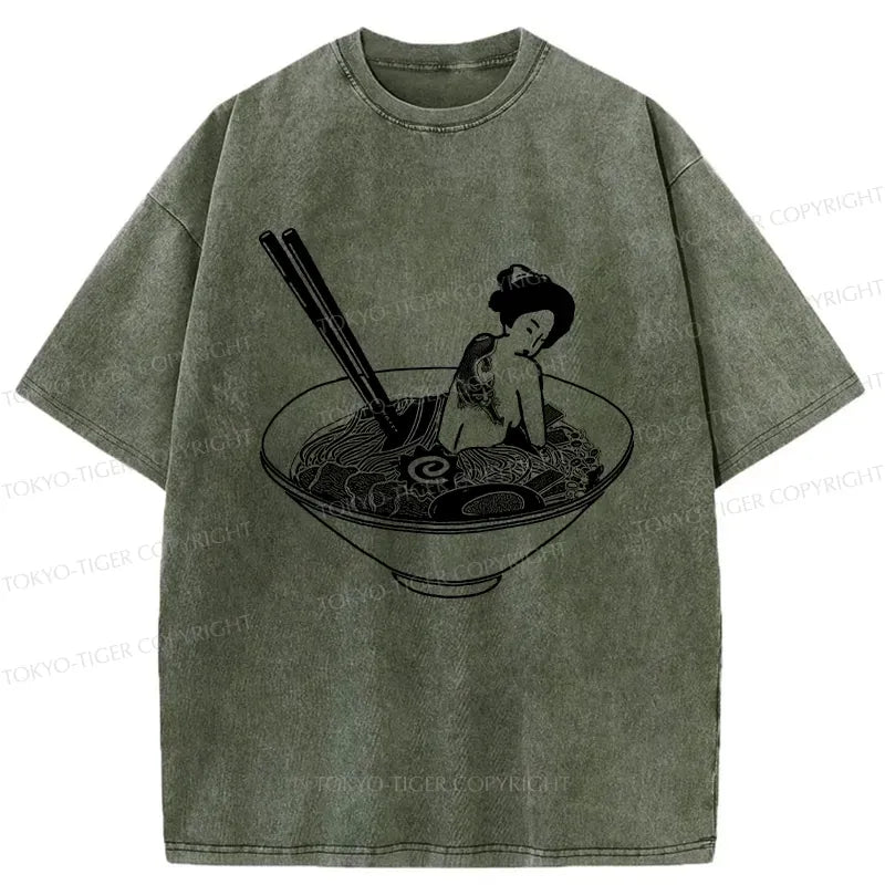 Washed Unisex T-Shirt for Vacation